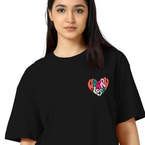 Oversized T Shirt for Women | Top Printed Tee for Woman