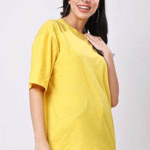 Women’s Yellow Oversized T-Shirt